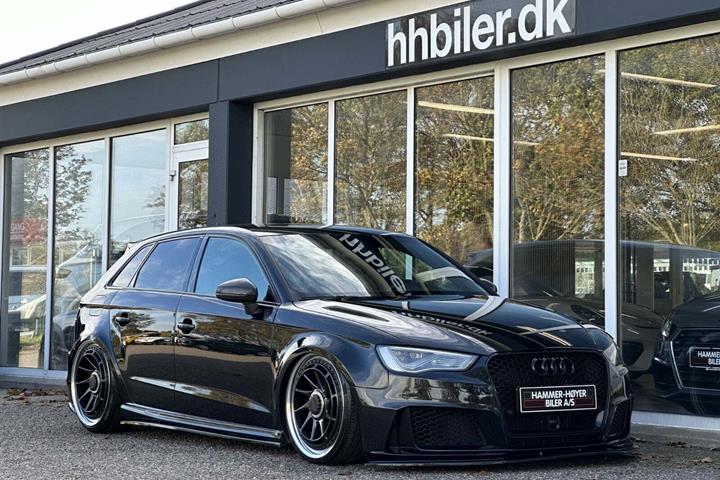 Sort Audi A3 fra 2013