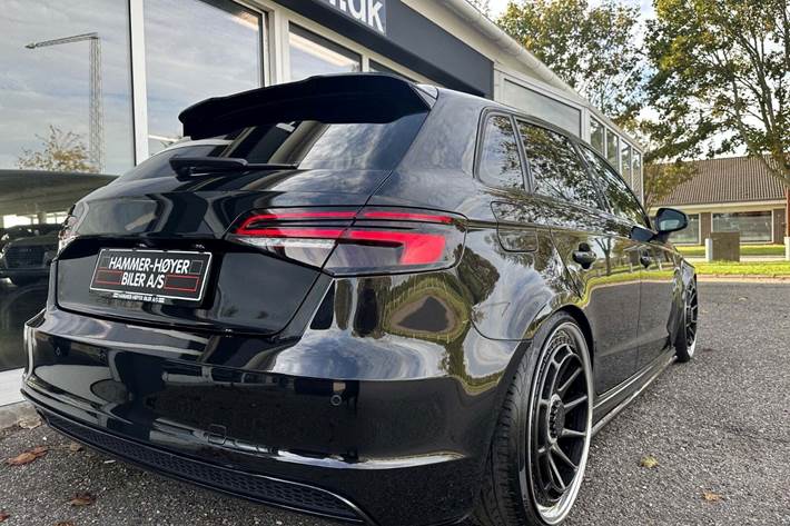 Sort Audi A3 fra 2013