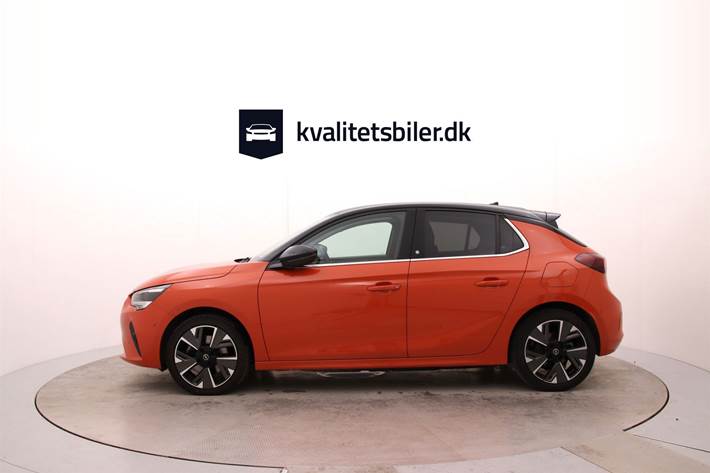 Orange Opel Corsa-e fra 2021