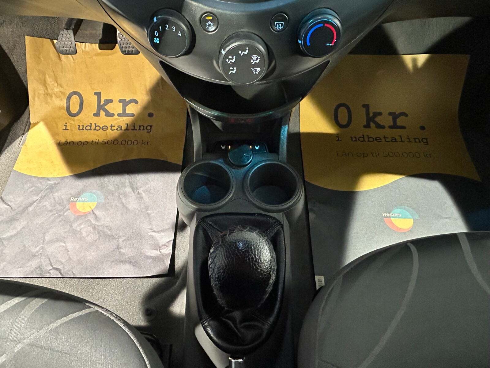 Sort Chevrolet Spark fra 2010