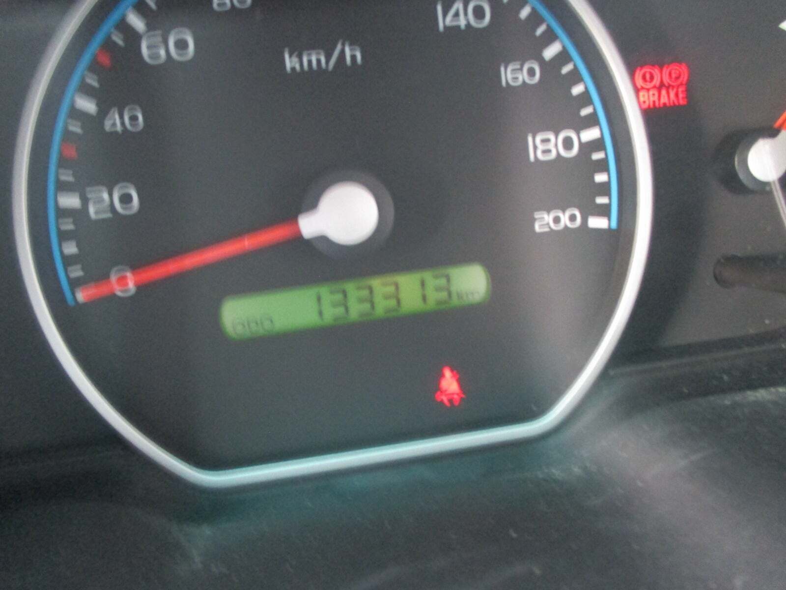 Blå Hyundai i10 fra 2008