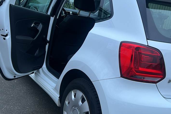 Hvid VW Polo fra 2017