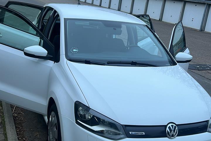 Hvid VW Polo fra 2017