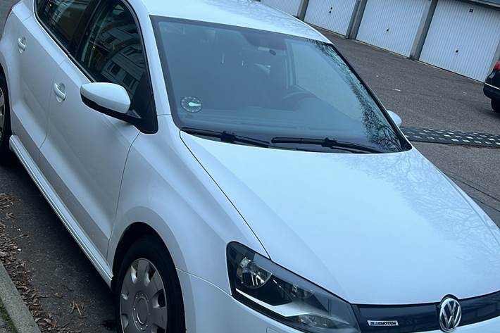 Hvid VW Polo fra 2017