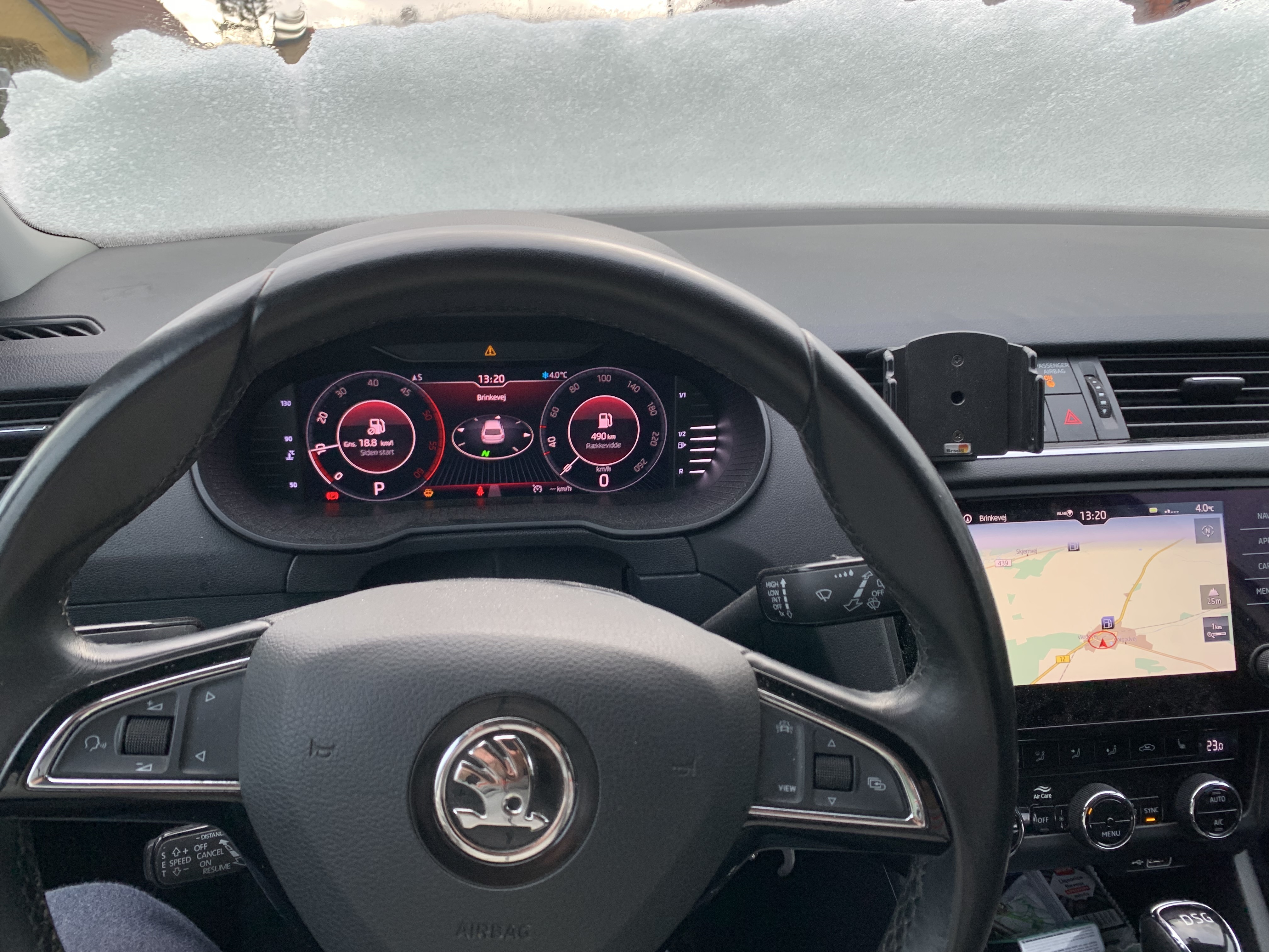 Sølv Skoda Octavia fra 2019