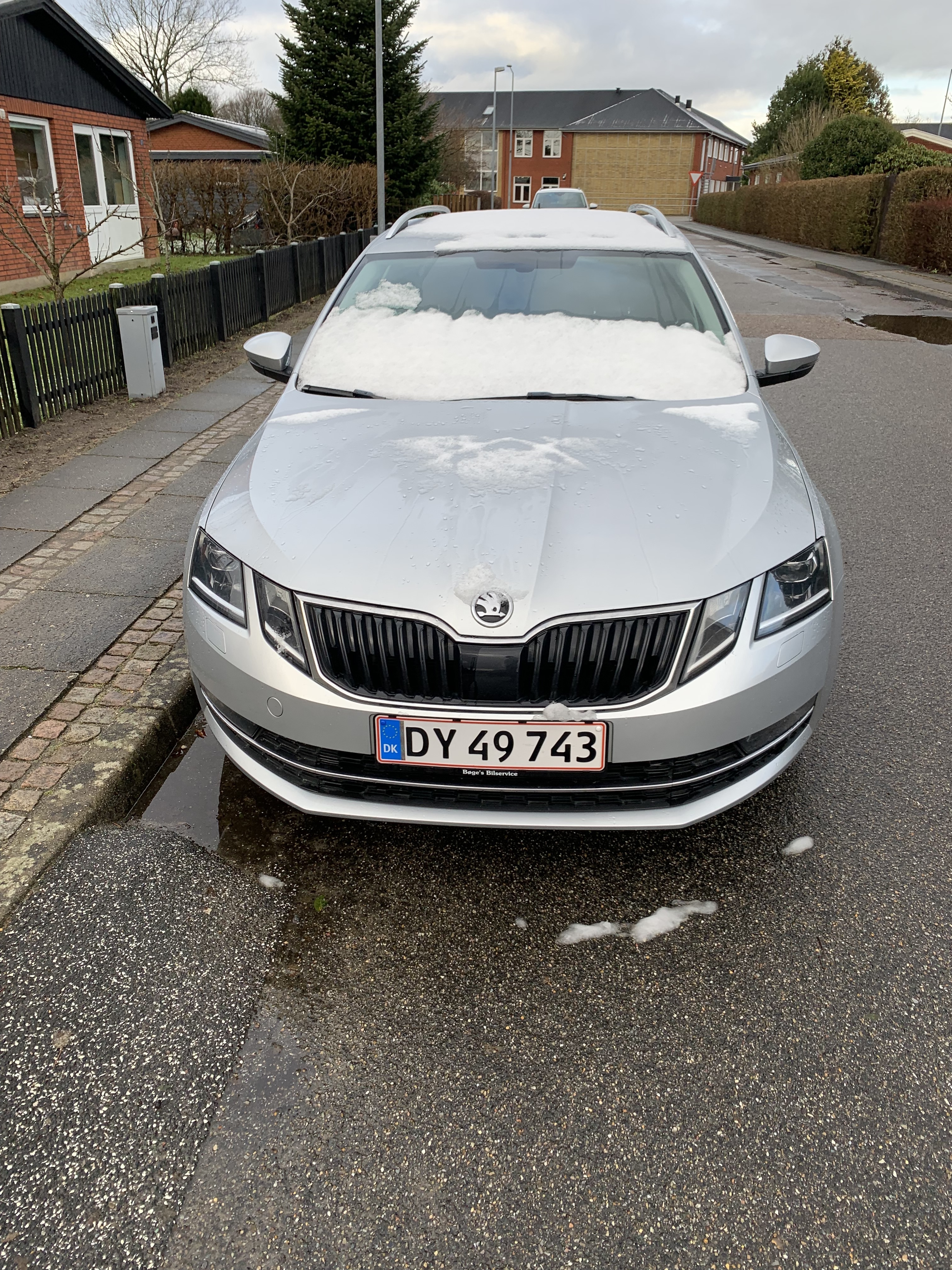 Sølv Skoda Octavia fra 2019