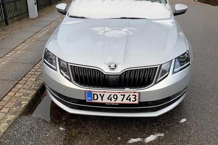 Sølv Skoda Octavia fra 2019