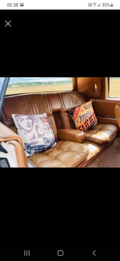Hvid Cadillac Eldorado fra 1980