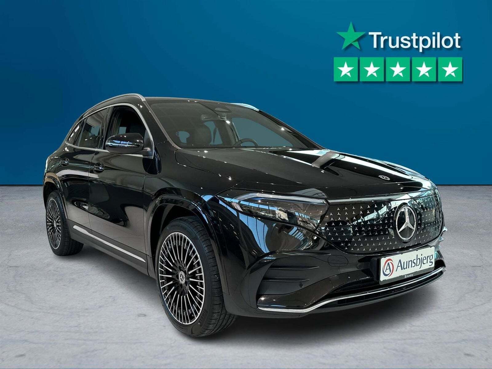 Sort Mercedes EQA350 fra 2024
