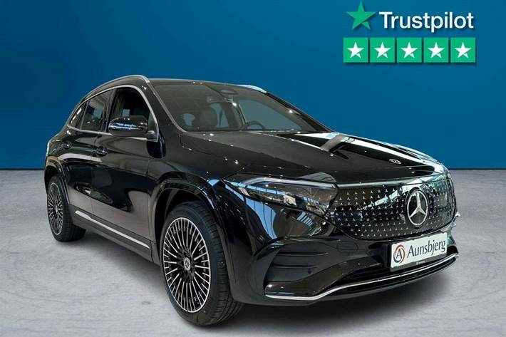 Sort Mercedes EQA350 fra 2024