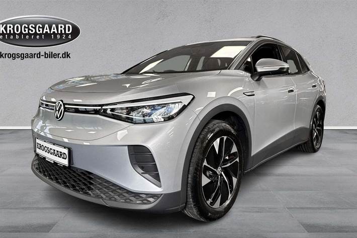 Sølv VW ID.4 fra 2023 set udefra