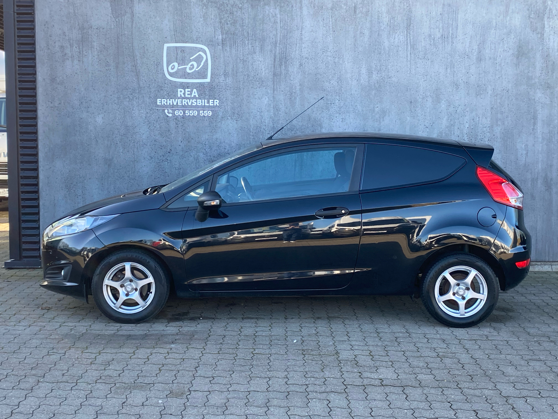 Sort Ford Fiesta fra 2016
