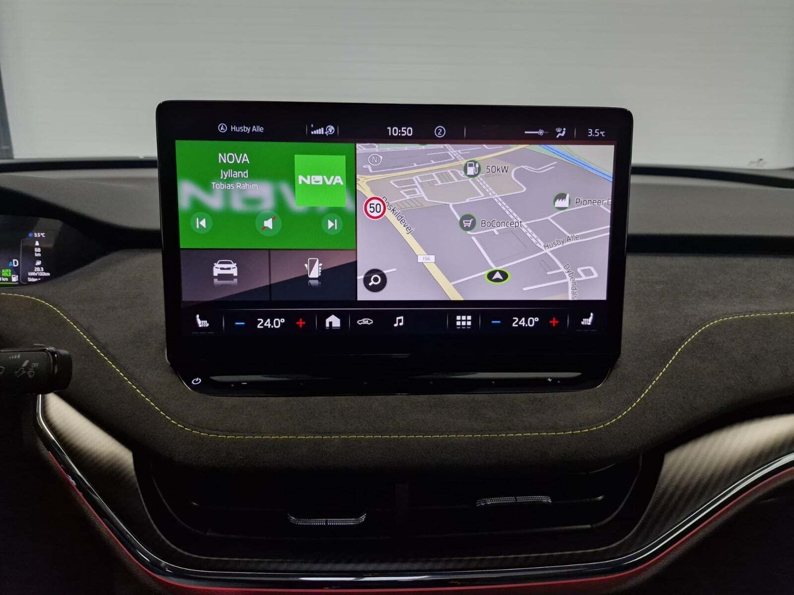 Sort Skoda Enyaq fra 2022