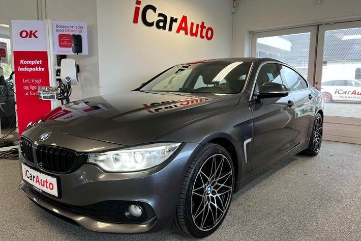 Sort BMW 420d fra 2017 set udefra