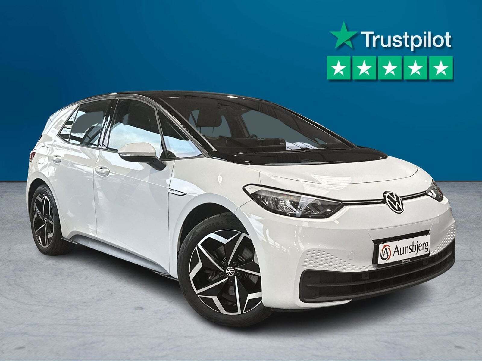 Hvid VW ID.3 fra 2021