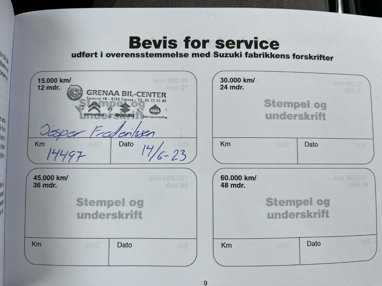 Grå Suzuki Swace fra 2020