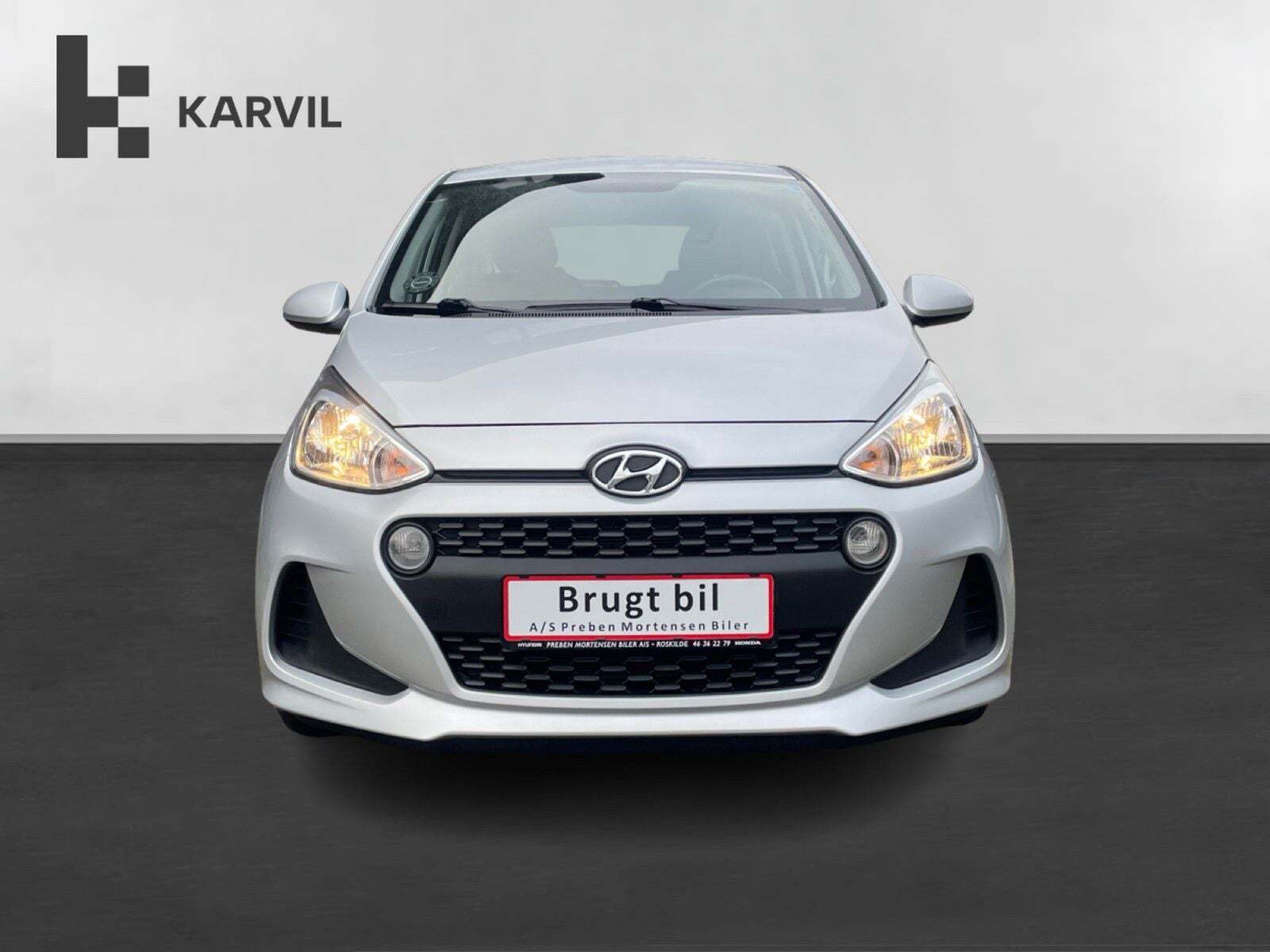 Sølv Hyundai i10 fra 2020