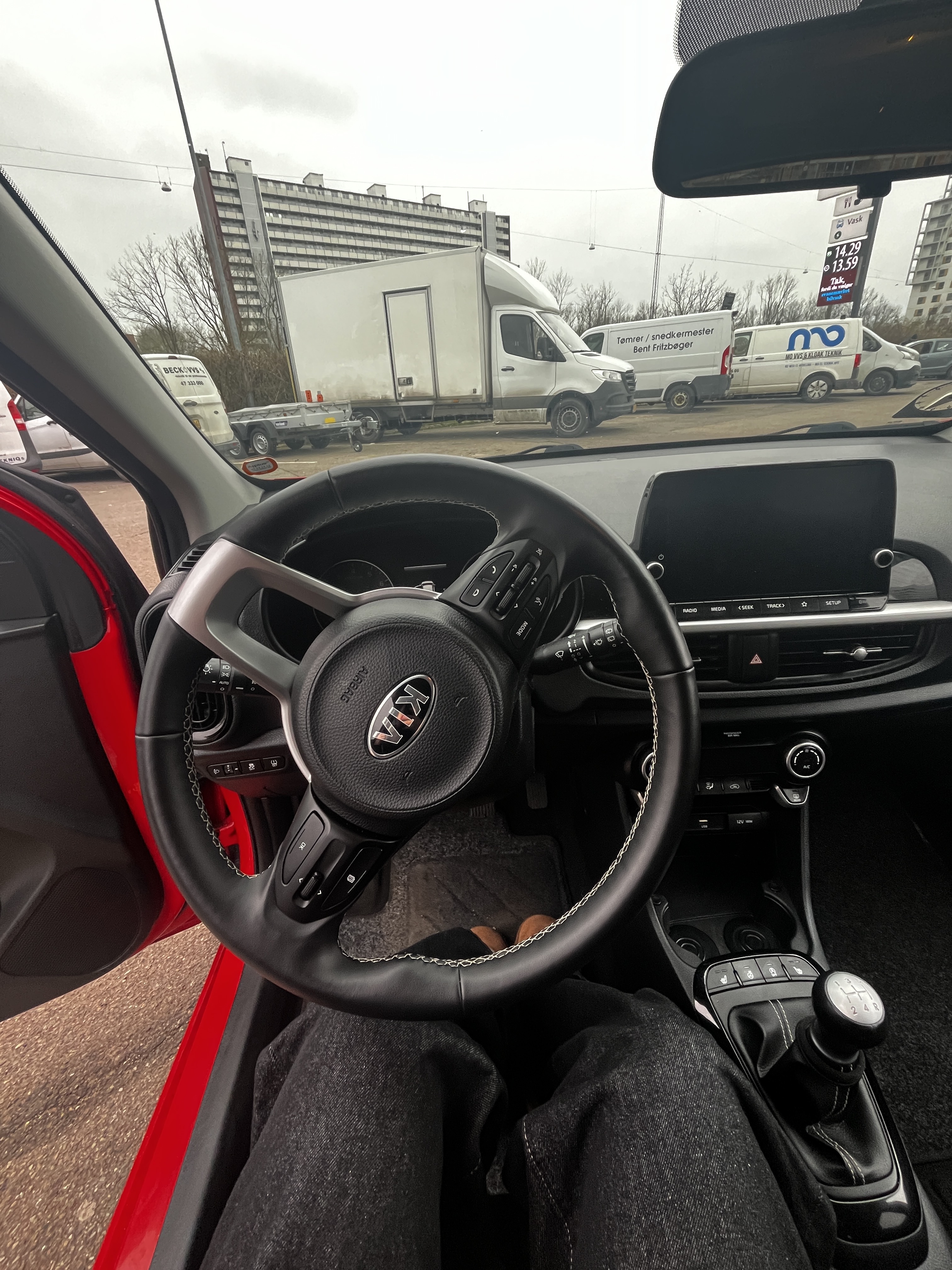 Rød Kia Picanto fra 2021