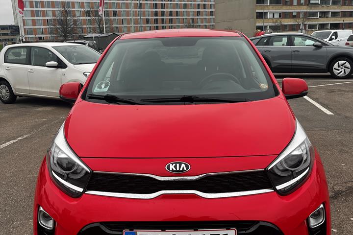 Rød Kia Picanto fra 2021