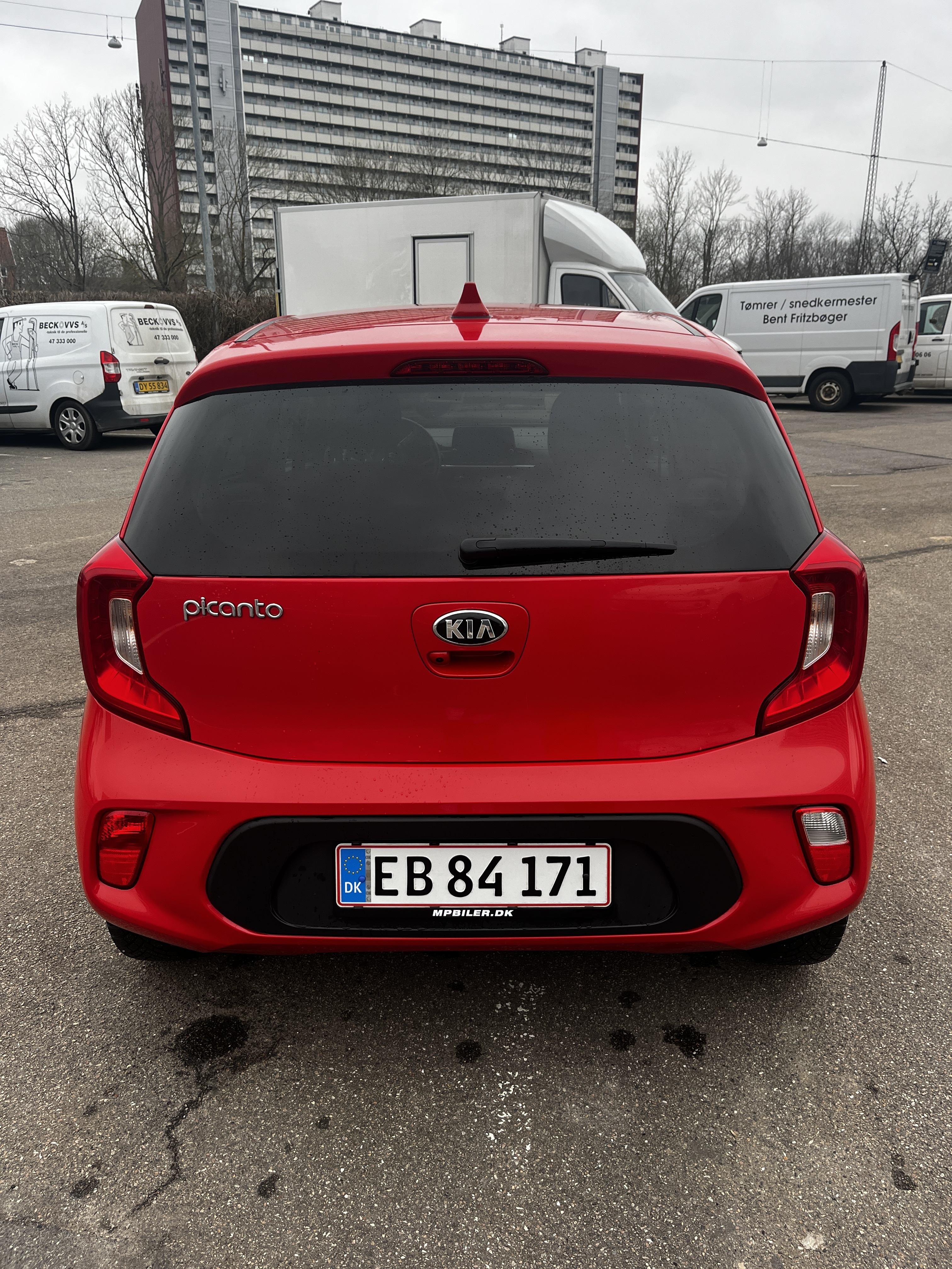 Rød Kia Picanto fra 2021