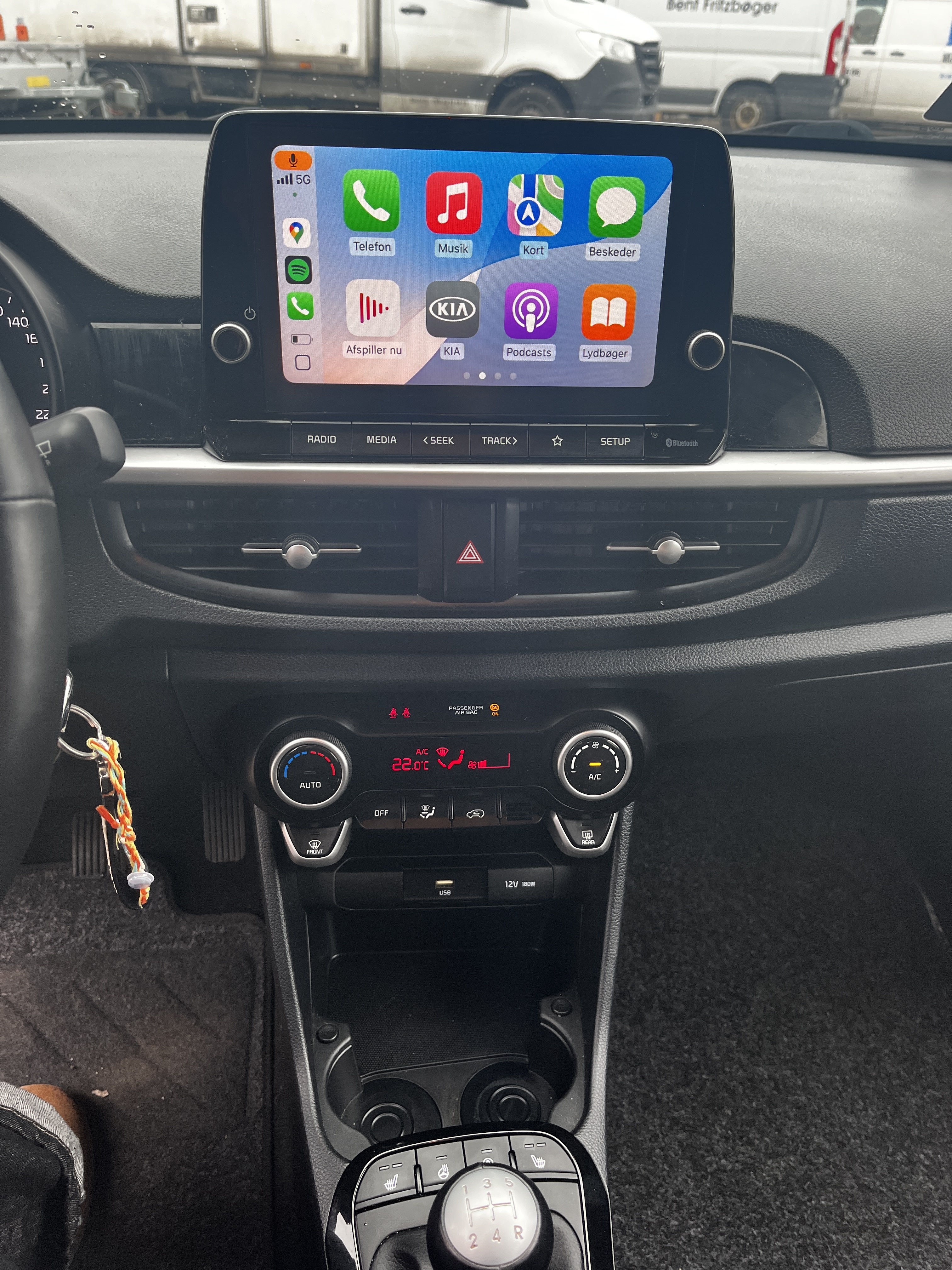 Rød Kia Picanto fra 2021