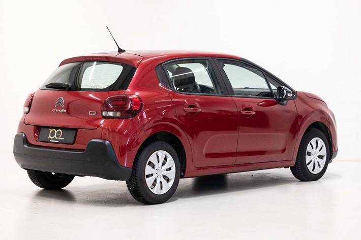 Rød Citroën C3 fra 2019