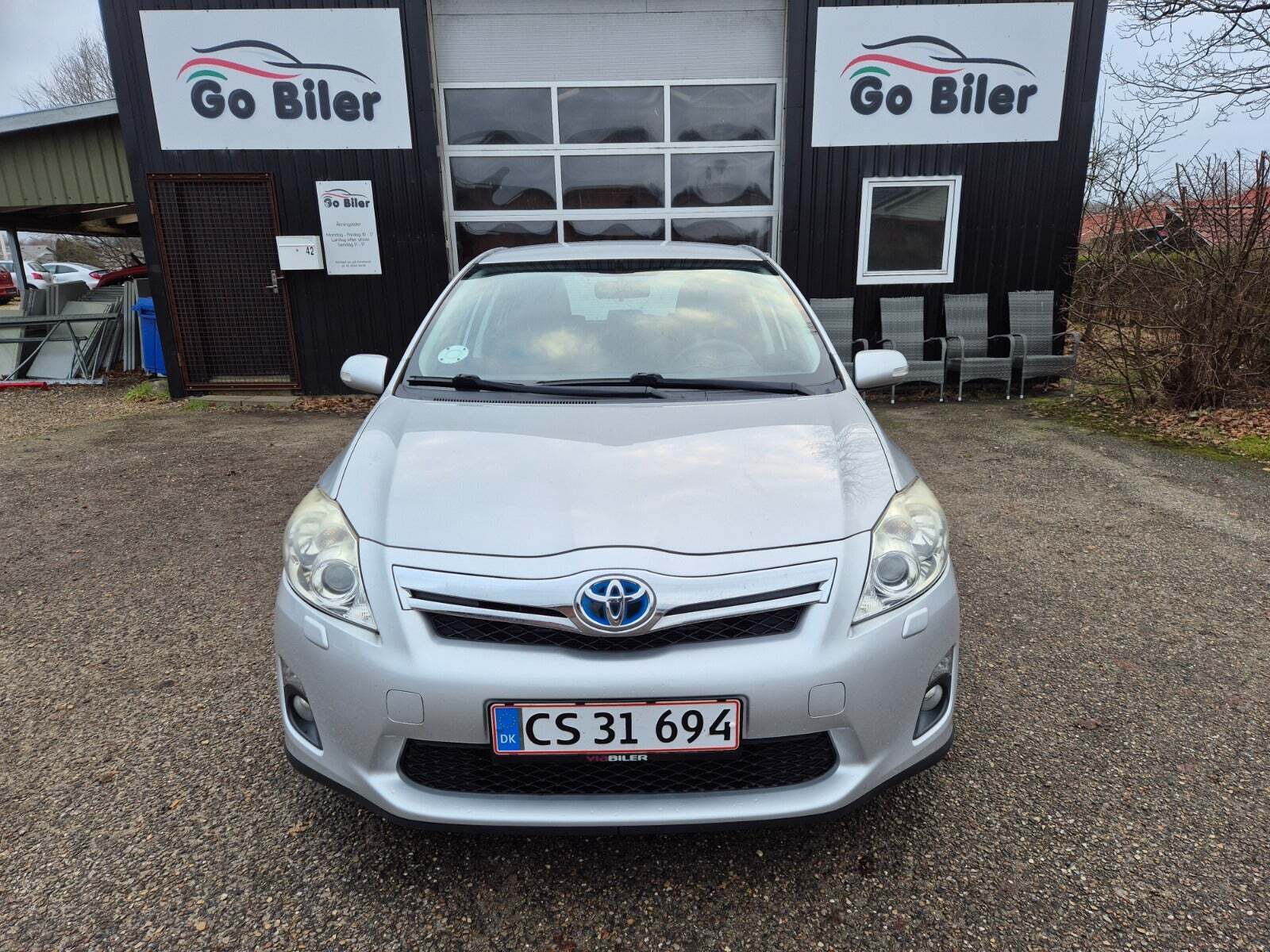 Grøn Toyota Auris fra 2010