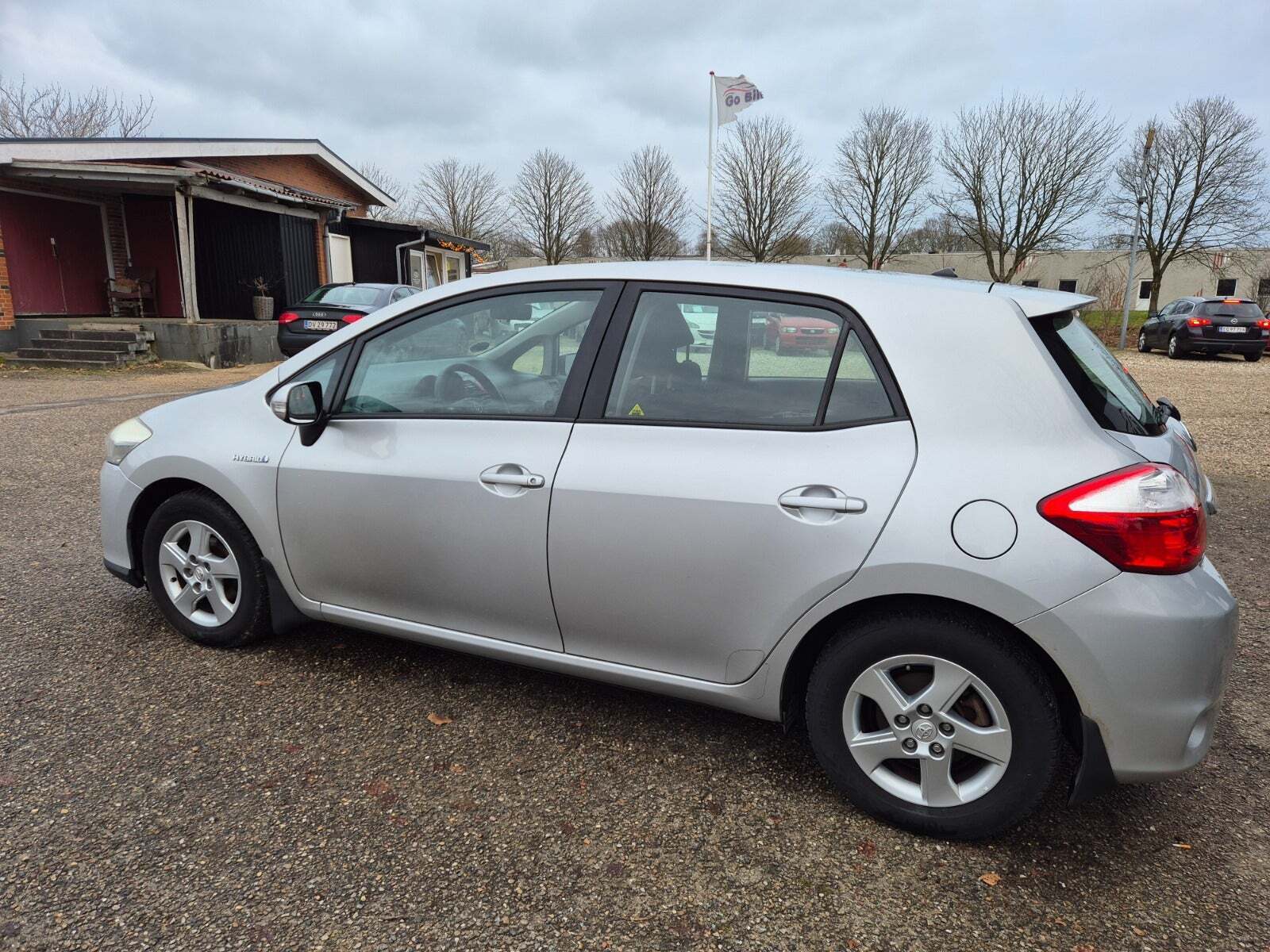 Grøn Toyota Auris fra 2010