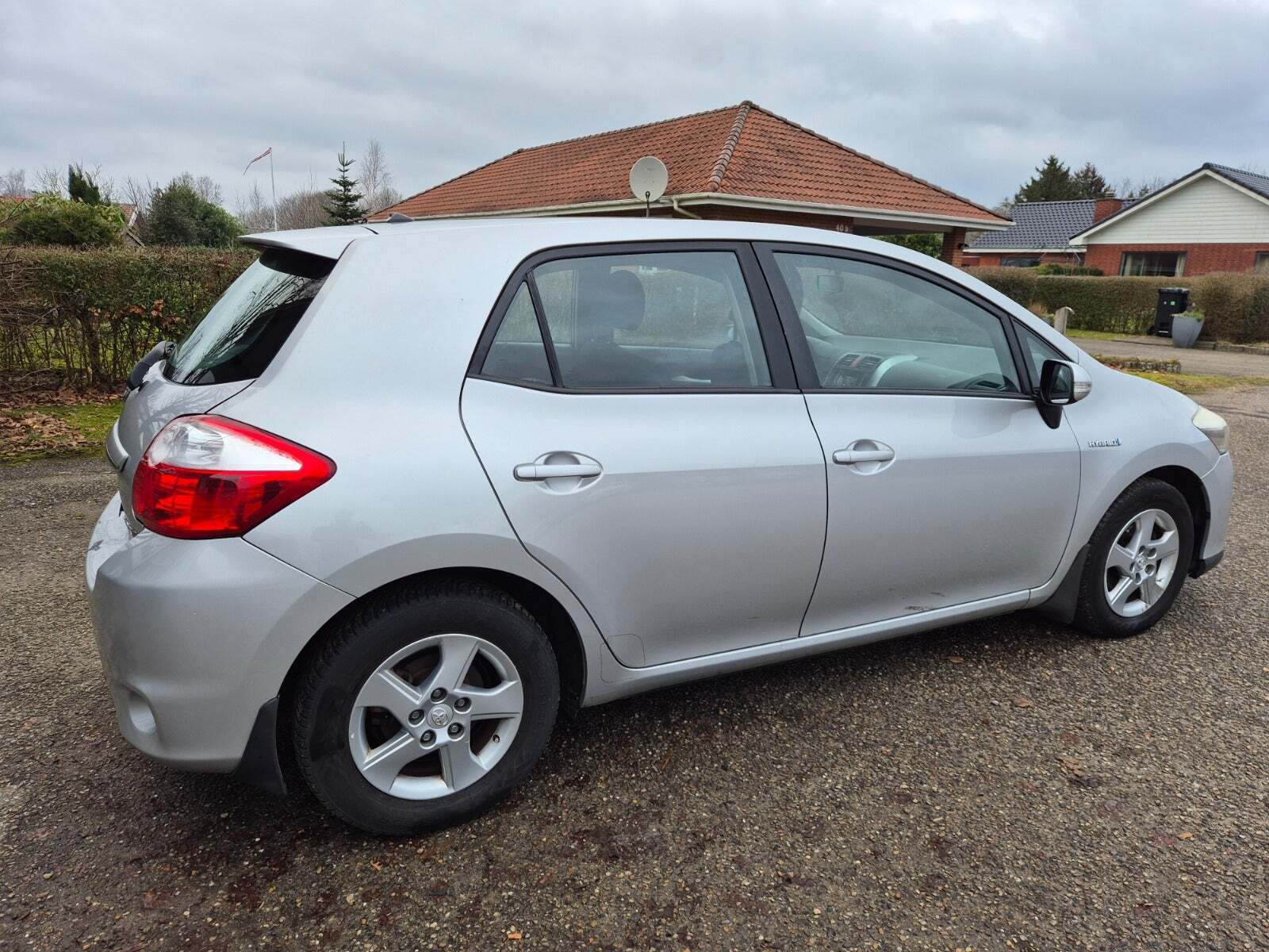Grøn Toyota Auris fra 2010