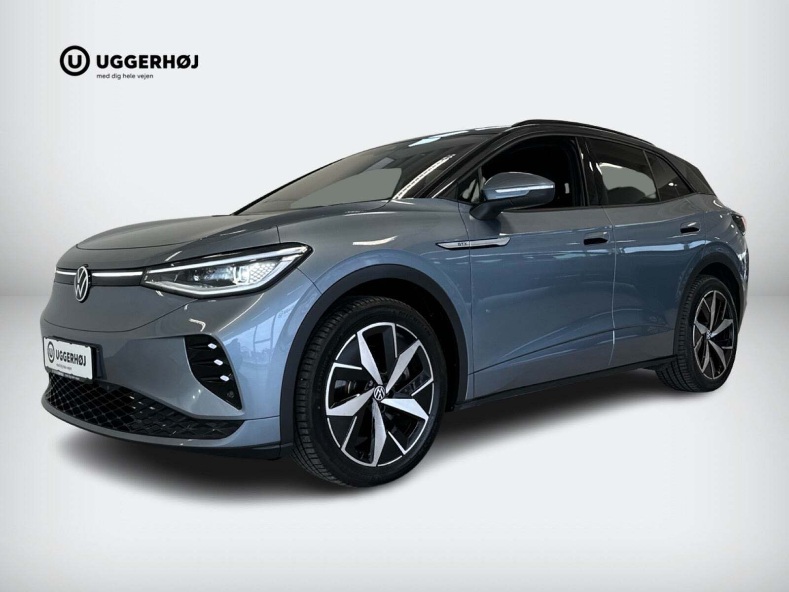 Blå VW ID.4 fra 2022 set udefra