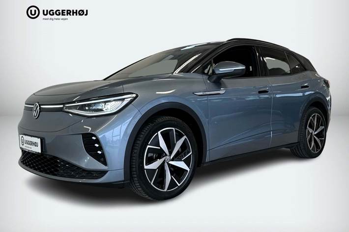 Blå VW ID.4 fra 2022 set udefra