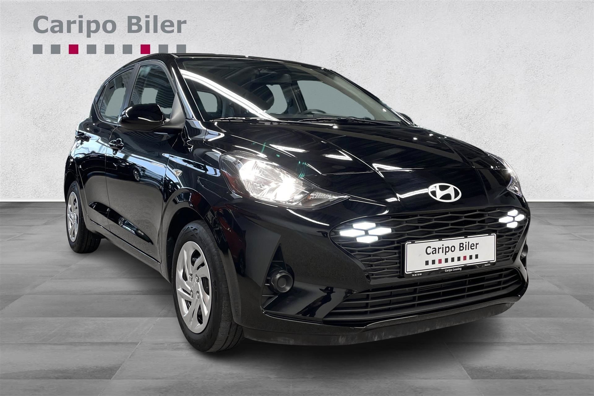 Sort Hyundai i10 fra 2024 set udefra