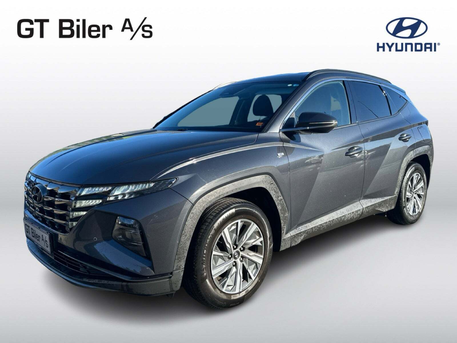 Grå Hyundai Tucson fra 2021