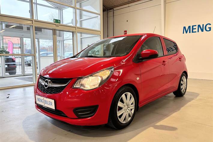 Rød Opel Karl fra 2015