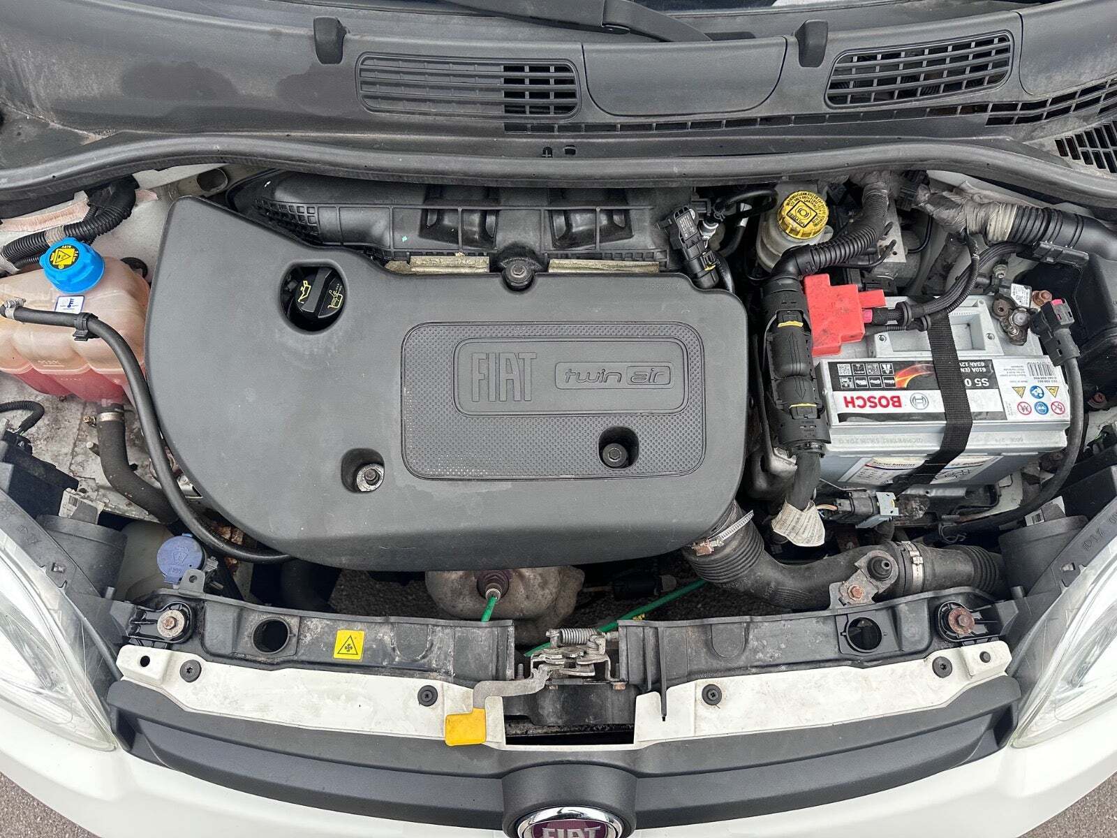 Hvid Fiat Panda fra 2012