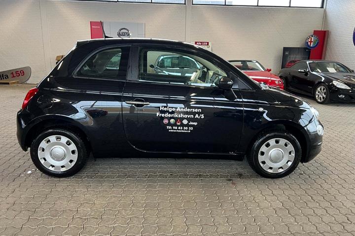 Sort Fiat 500 fra 2024