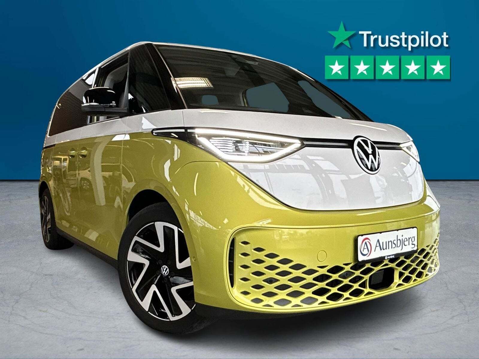 Gul VW ID.Buzz fra 2023