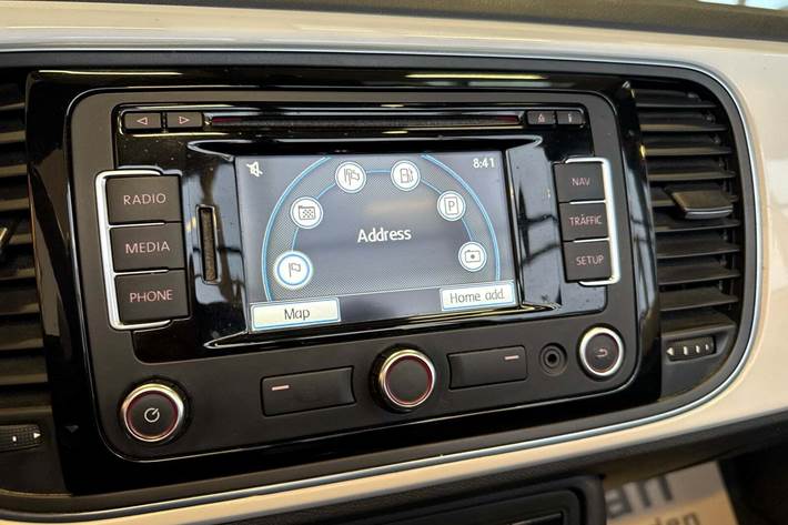 Hvid VW The Beetle fra 2013