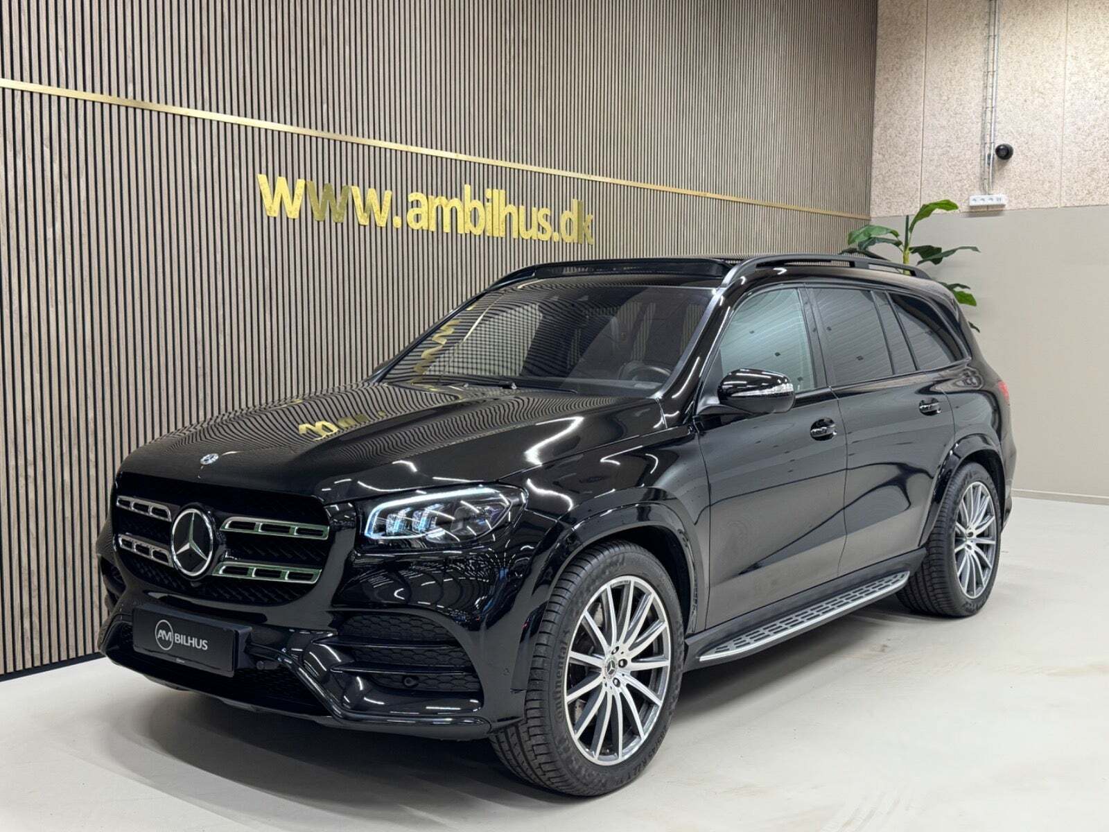Sort Mercedes GLS400 d fra 2020