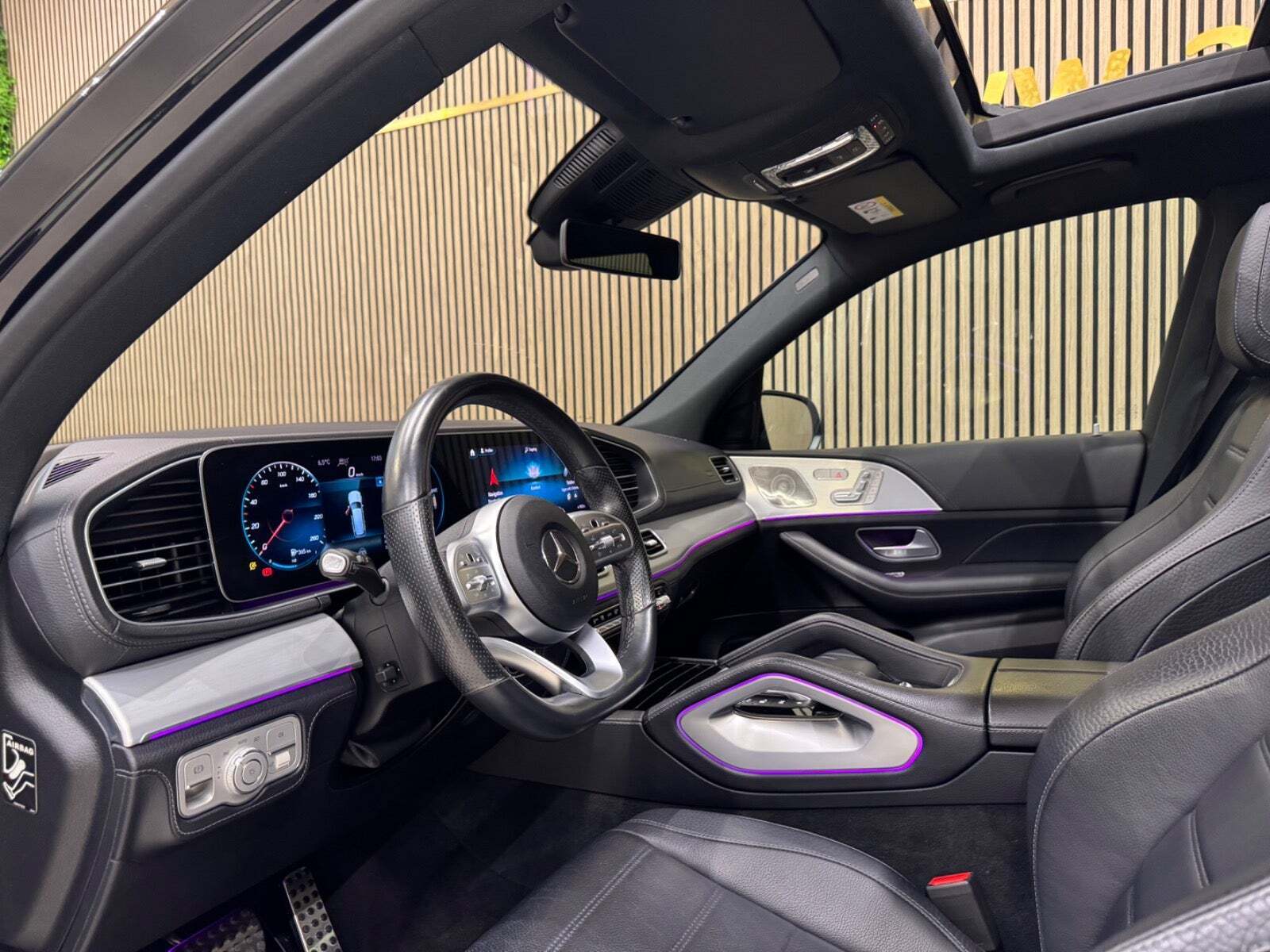 Sort Mercedes GLS400 d fra 2020