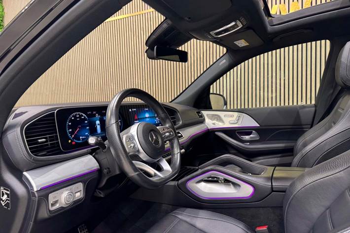 Sort Mercedes GLS400 d fra 2020