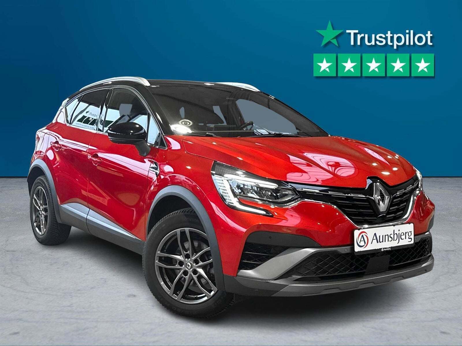 Rød Renault Captur fra 2021