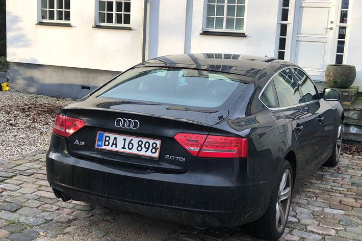 Sort Audi A5 Sportback fra 2009