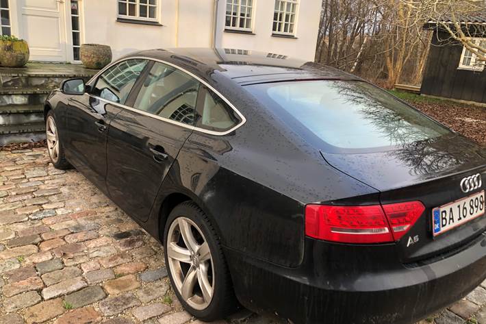 Sort Audi A5 Sportback fra 2009