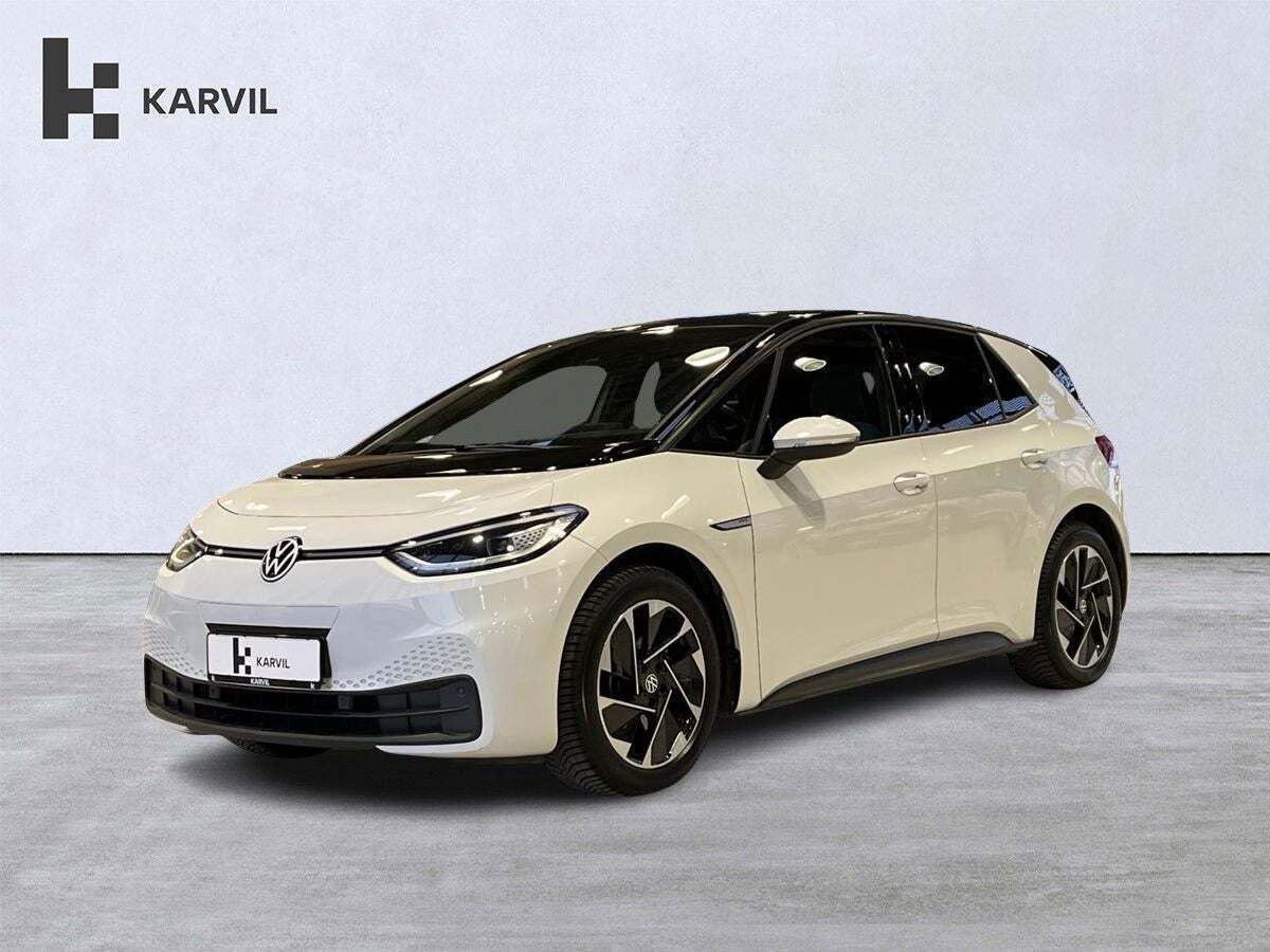 Hvid VW ID.3 fra 2021