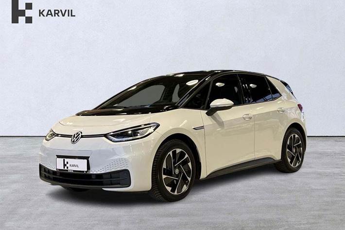 Hvid VW ID.3 fra 2021