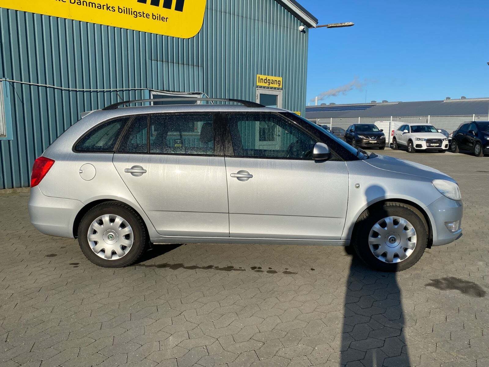 Sølv Skoda Fabia fra 2014