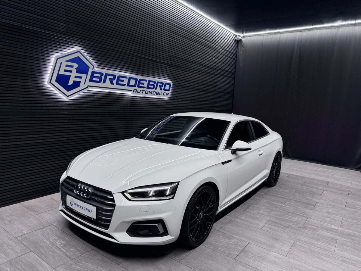 Hvid Audi A5 fra 2016