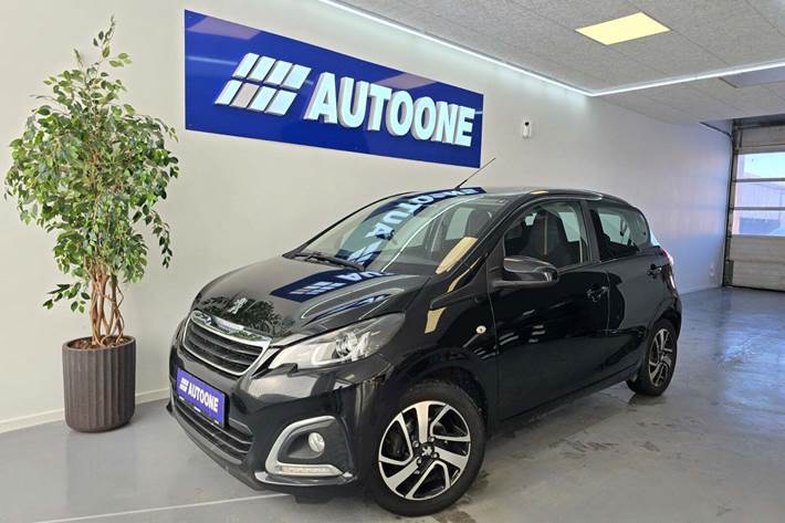 Sort Peugeot 108 fra 2017