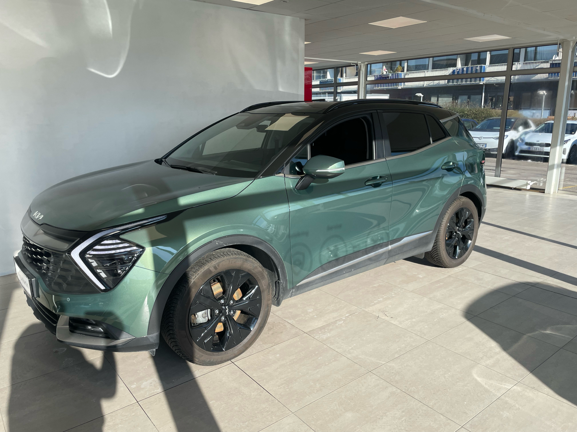 Grøn Kia Sportage fra 2022